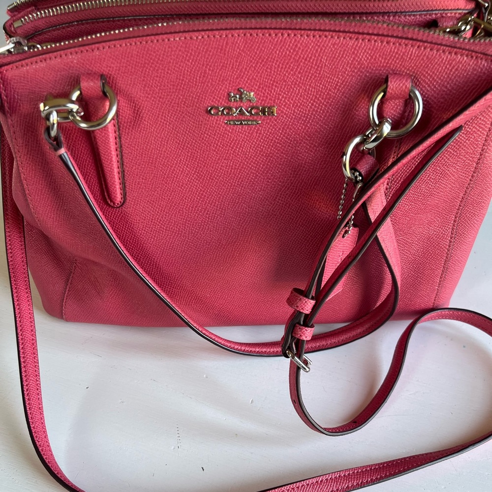 Coach Christie Mini Carryall Hot Pink